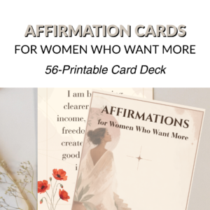 affirmations for women who want more