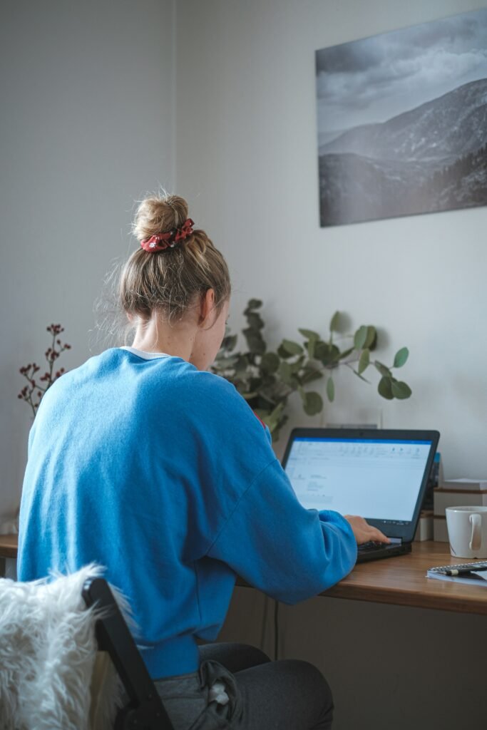 Woman working